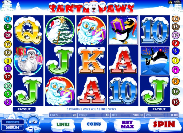 Игровой автомат Santa Paws 